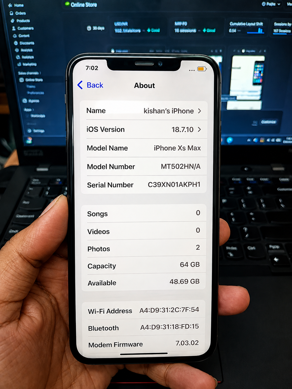Apple iPhone XS Max 64GB Space Grey – Excellent Condition